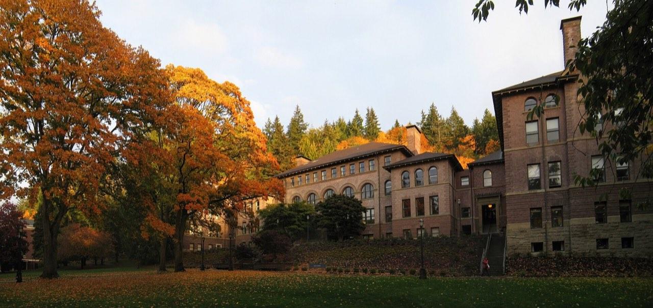 Old Main on the Western Washington University campus in Bellingham