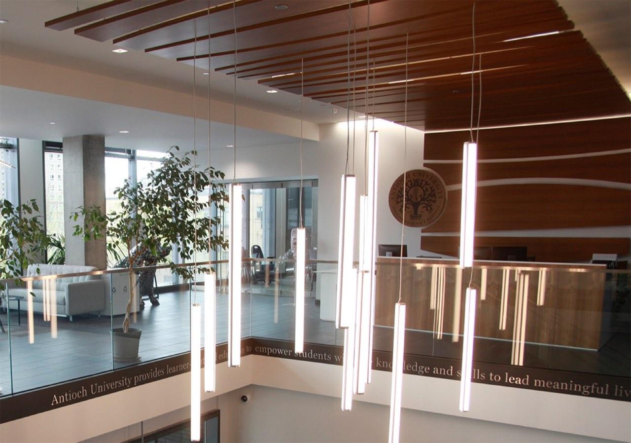 Antioch University Seattle campus lobby